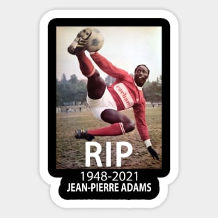 RIP Jean Pierre Adams 1948-2021 Sticker